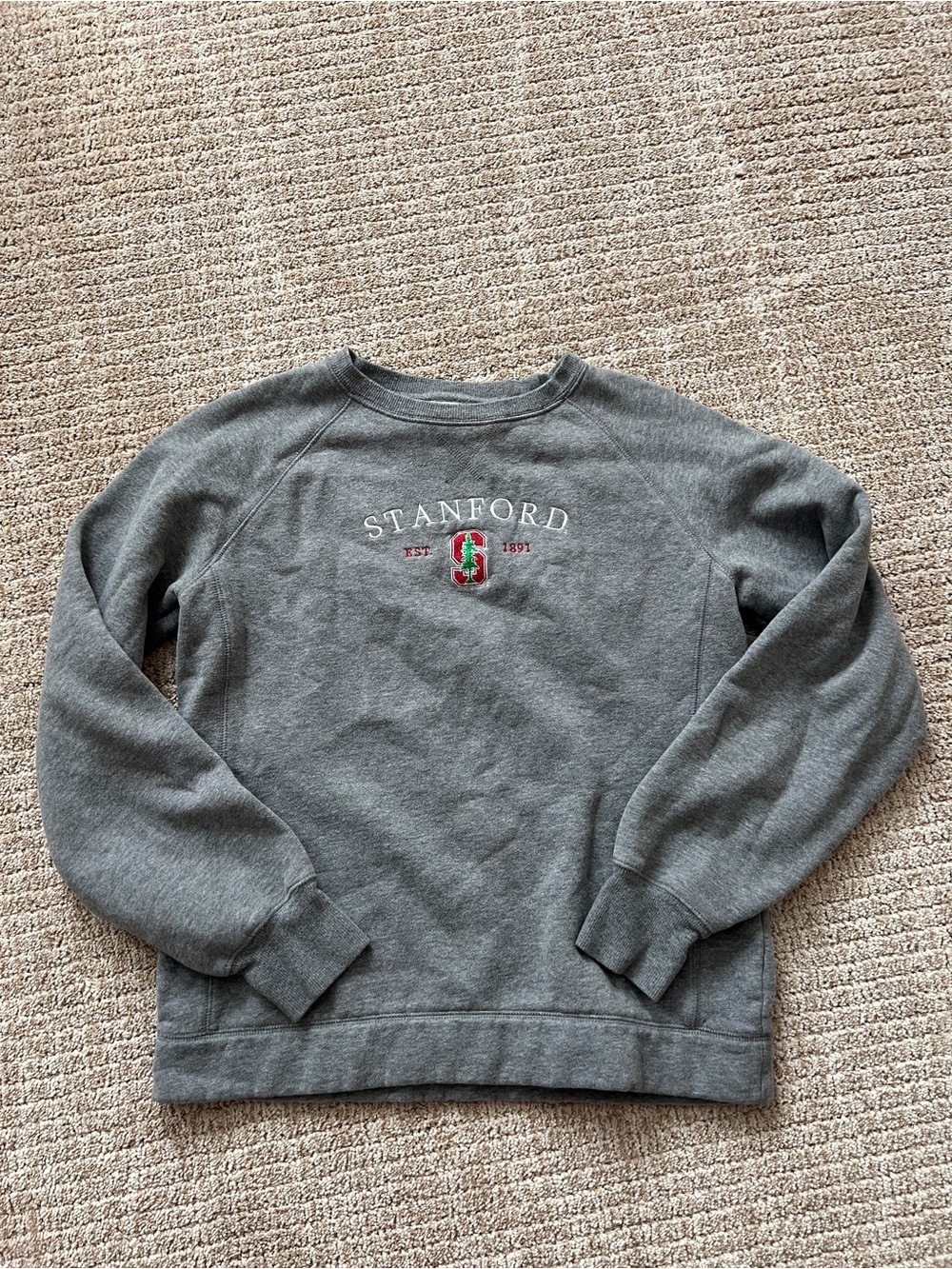 Gray Stanford Crewneck Sweatshirt - women’s